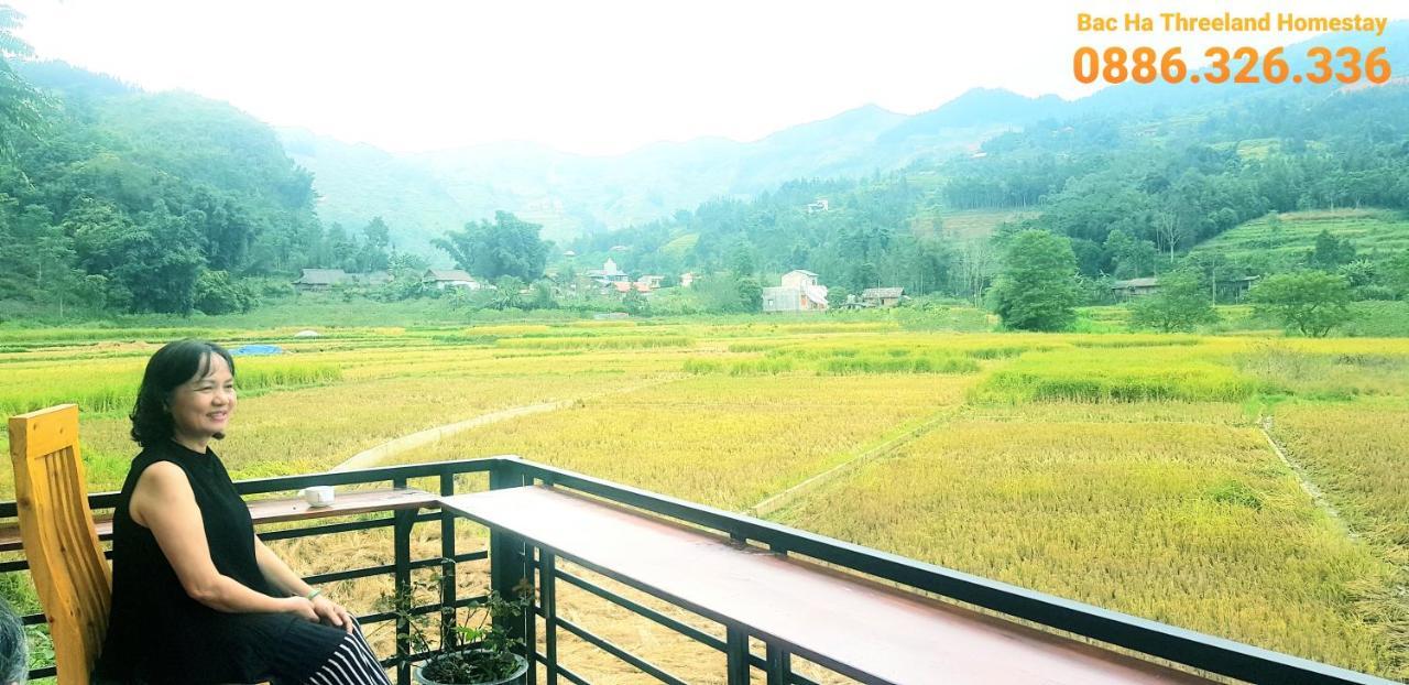 Bac Ha Threeland Homestay ภายนอก รูปภาพ
