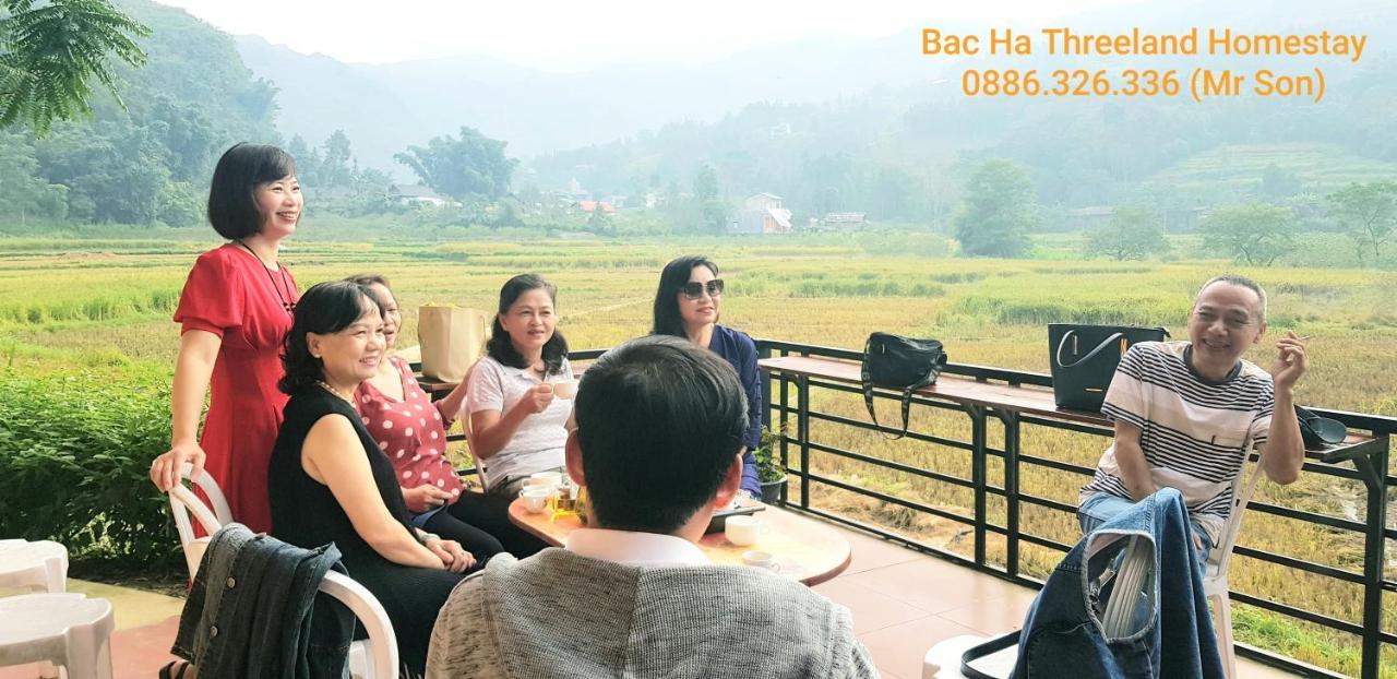 Bac Ha Threeland Homestay ภายนอก รูปภาพ