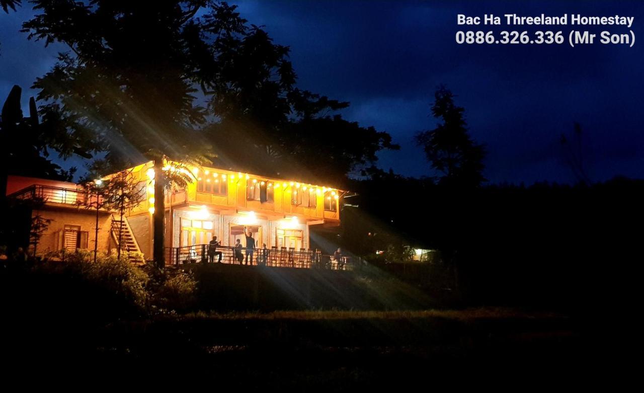 Bac Ha Threeland Homestay ภายนอก รูปภาพ