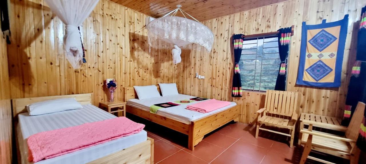 Bac Ha Threeland Homestay ภายนอก รูปภาพ