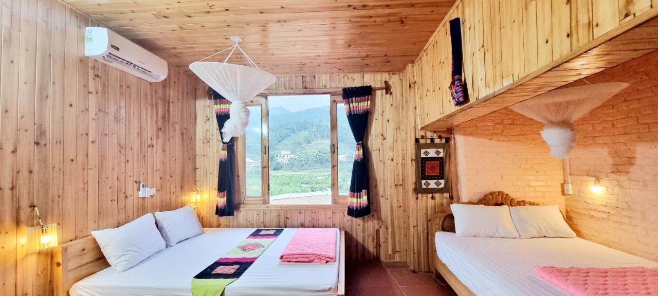 Bac Ha Threeland Homestay ภายนอก รูปภาพ